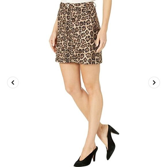 BB Dakota Power Animal Leopard Skirt - Picture 1 of 4
